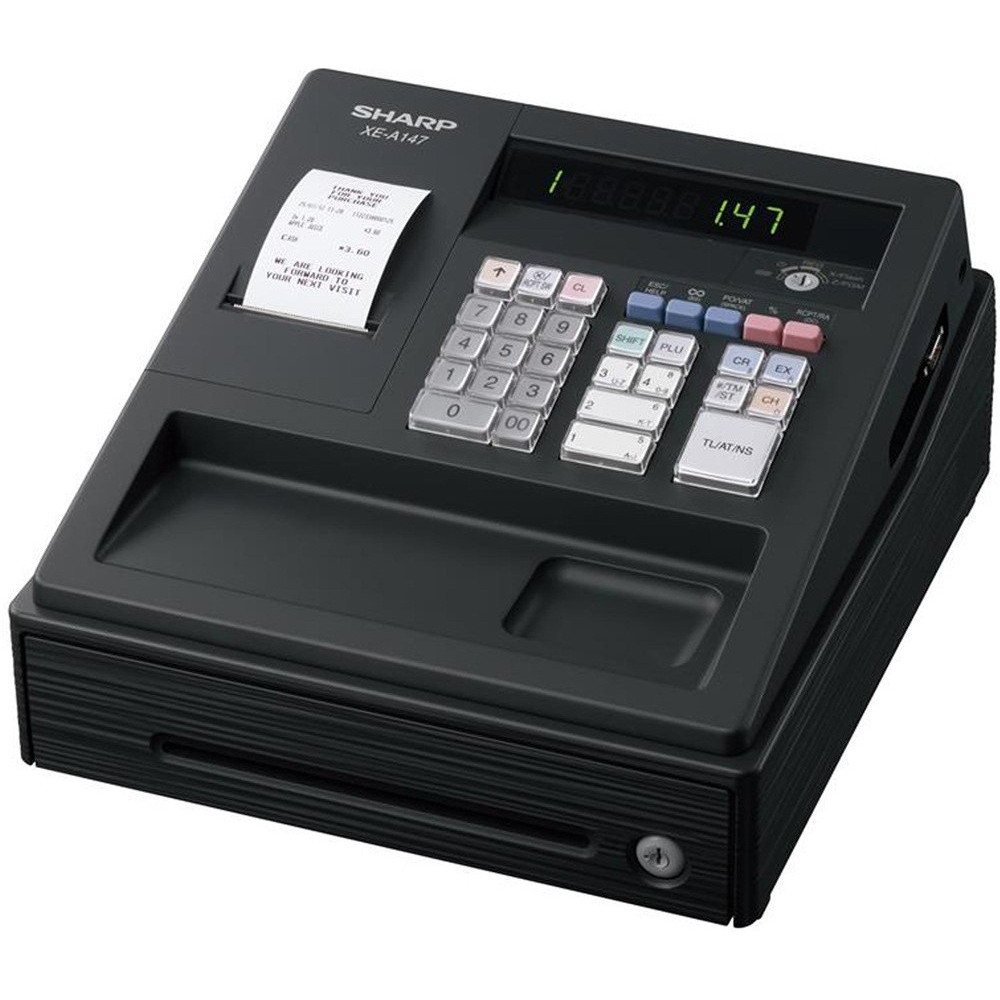 Caisse Enregistreuse Sharp XE-A147B / Noir