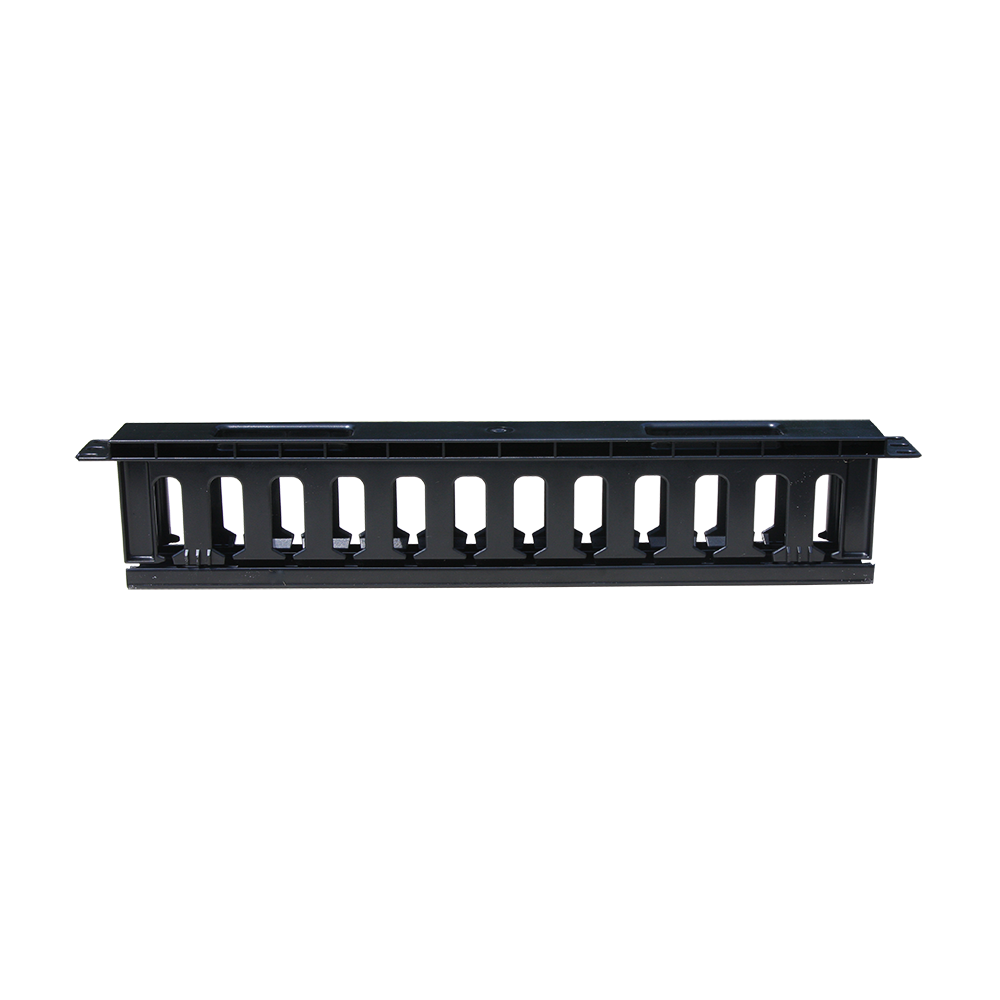 Organisateur de câbles 19" / 1U / 1.5 mm