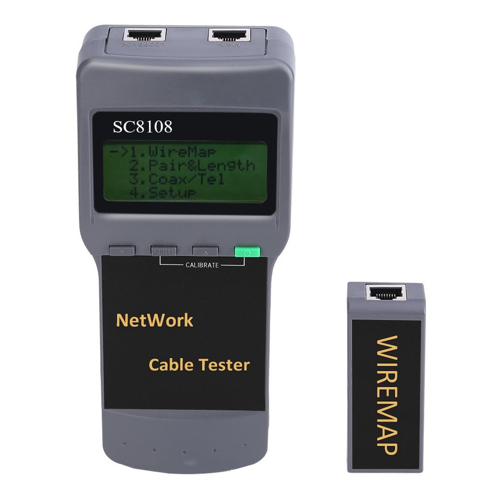 Testeur de câble Réseau RJ45 / LCD