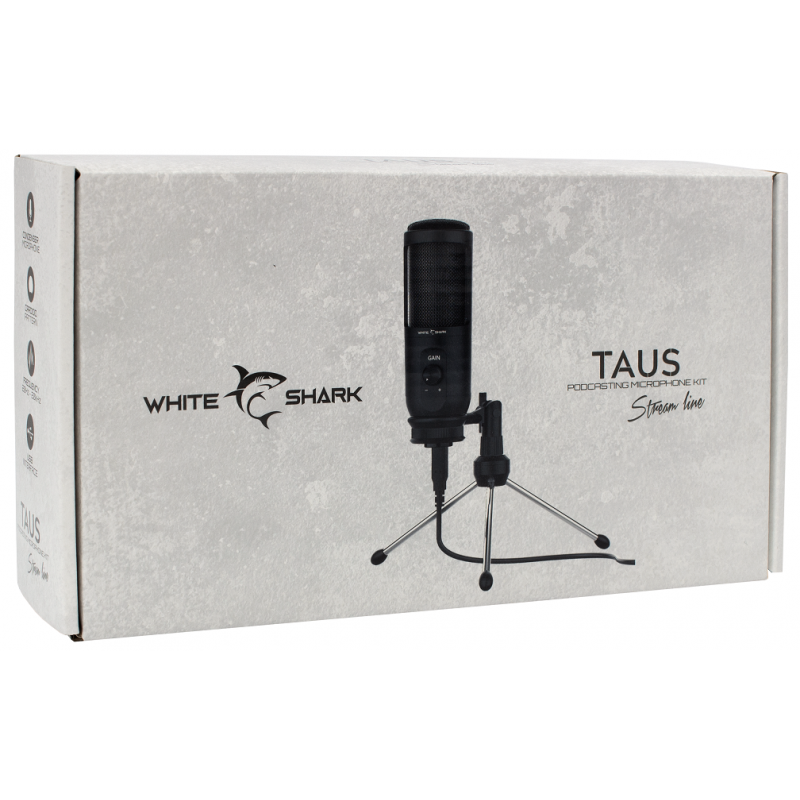 white shark Microphone Gamer ZONIS DSM-01- Noir à prix pas cher