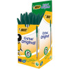 50x Stylos à bille Cristal Medium BIC / Vert