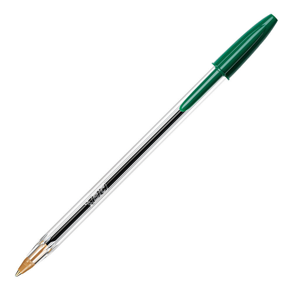 50x Stylos à bille Cristal Medium BIC / Vert