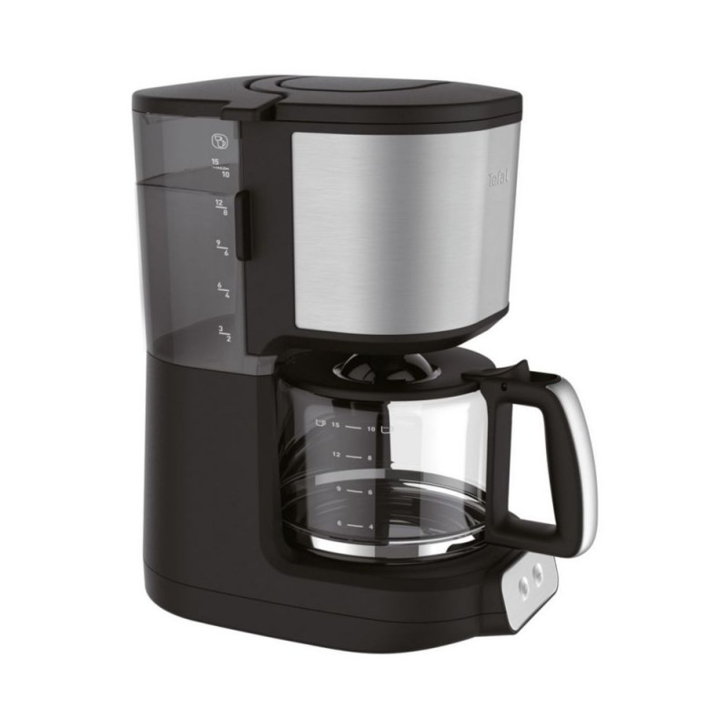 cafetière Tefal inox 15 tasses Noir