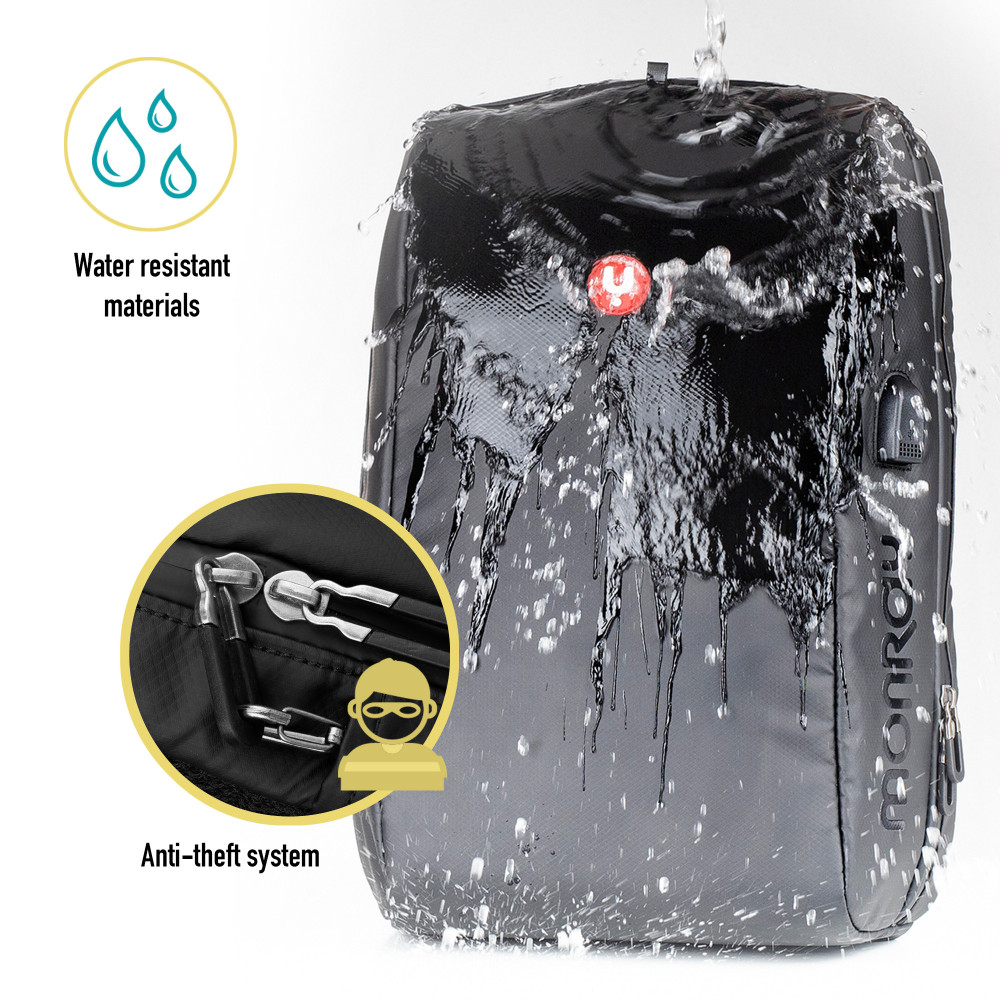 Sac à dos MONRAY NGS DELISH pour PC Portable 15.6" / Noir