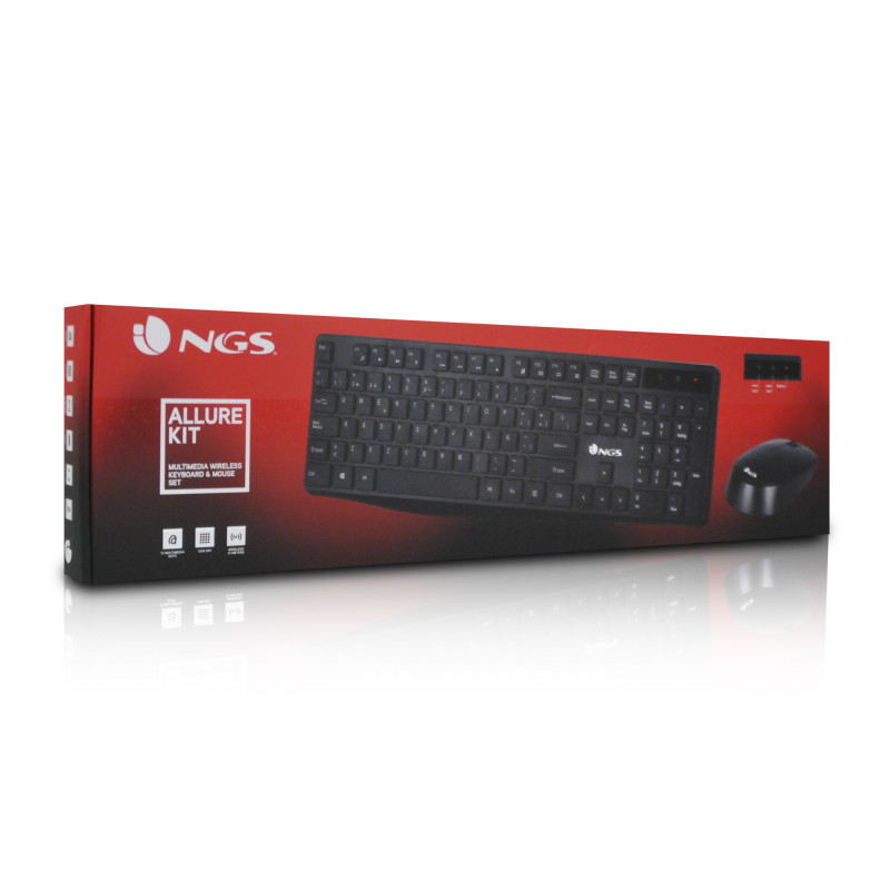 Ensemble clavier souris sans fil Allure - Ngs