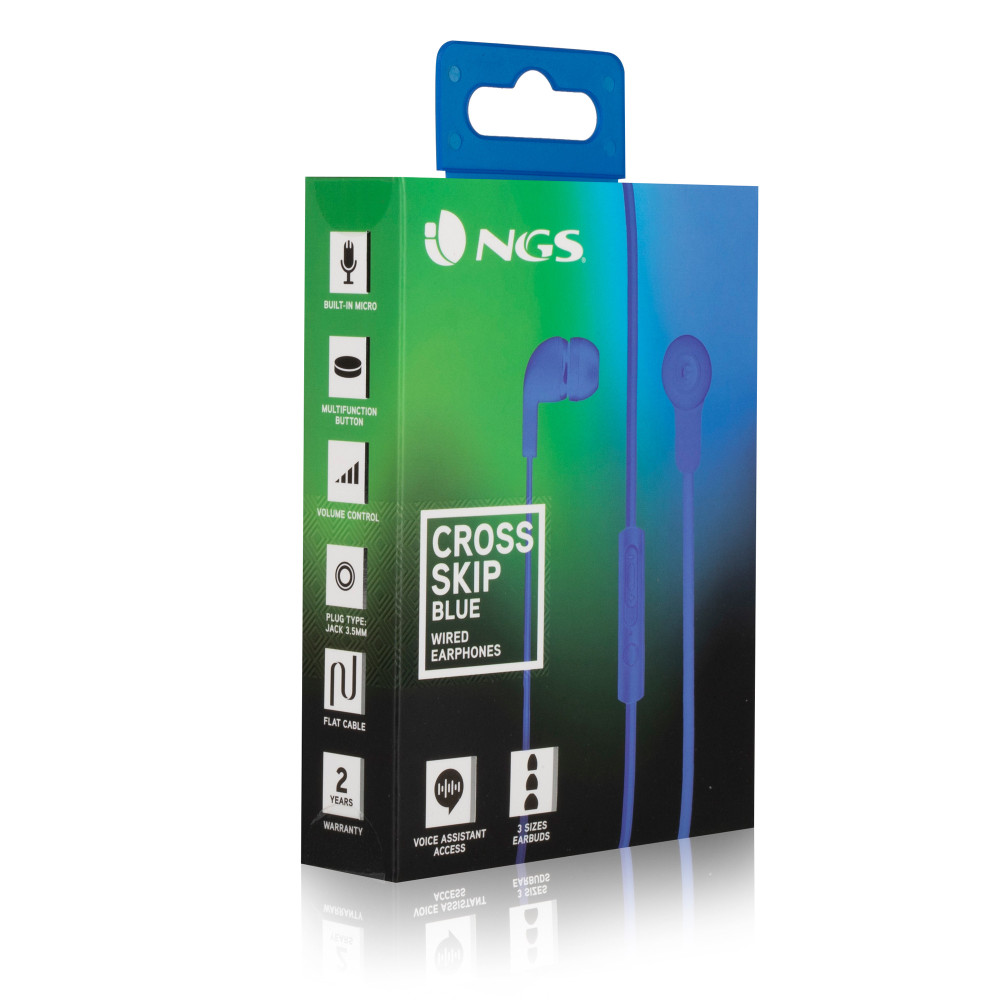 Écouteurs Stéréo NGS CROSS SKIP / Bleu