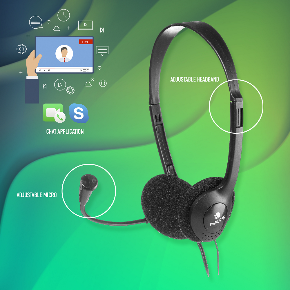 Casque Micro NGS MS 103 PRO / 3.5mm