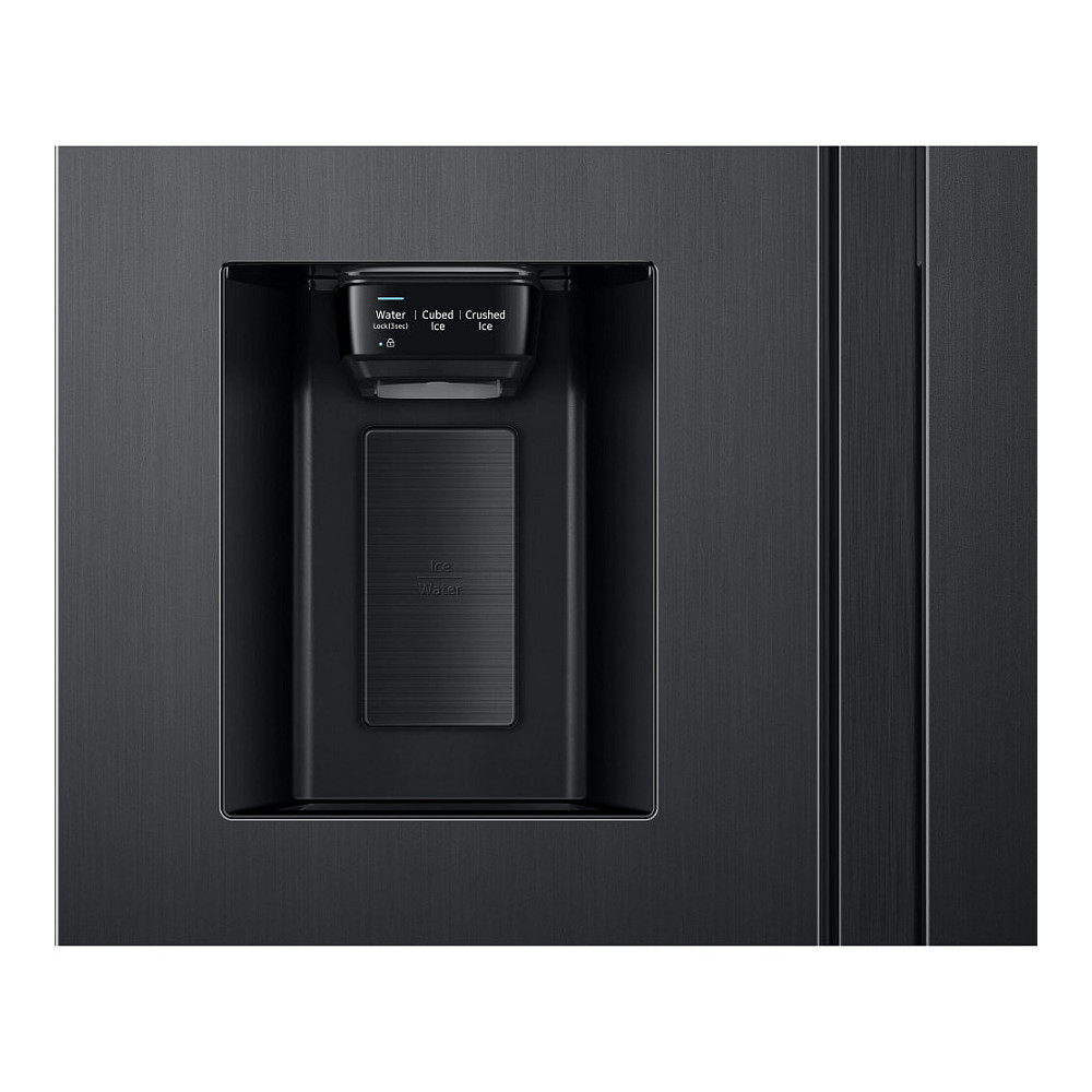 Réfrigérateur SAMSUNG No Frost INVERTER Side by Side 609 Litres / Carbone / Avec Distributeur d'eau
