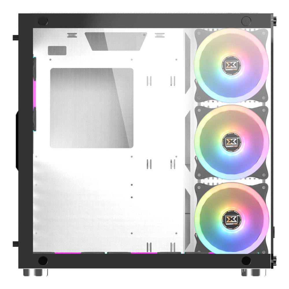 Boîtier Gamer Xigmatek Aquarius Plus Moyen Tour Blanc RGB