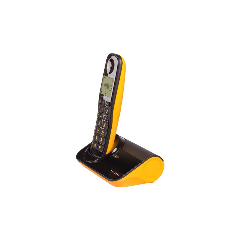 Téléphone Fixe Alcatel Sigma 260 Noir&Jaune