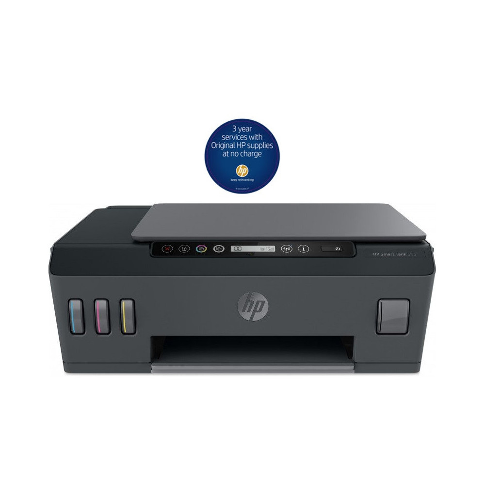 Imprimante Multifonction Jet d'encre Tout-en-un HP Smart Tank 515 / Wifi + 6 Bouteilles d'encres