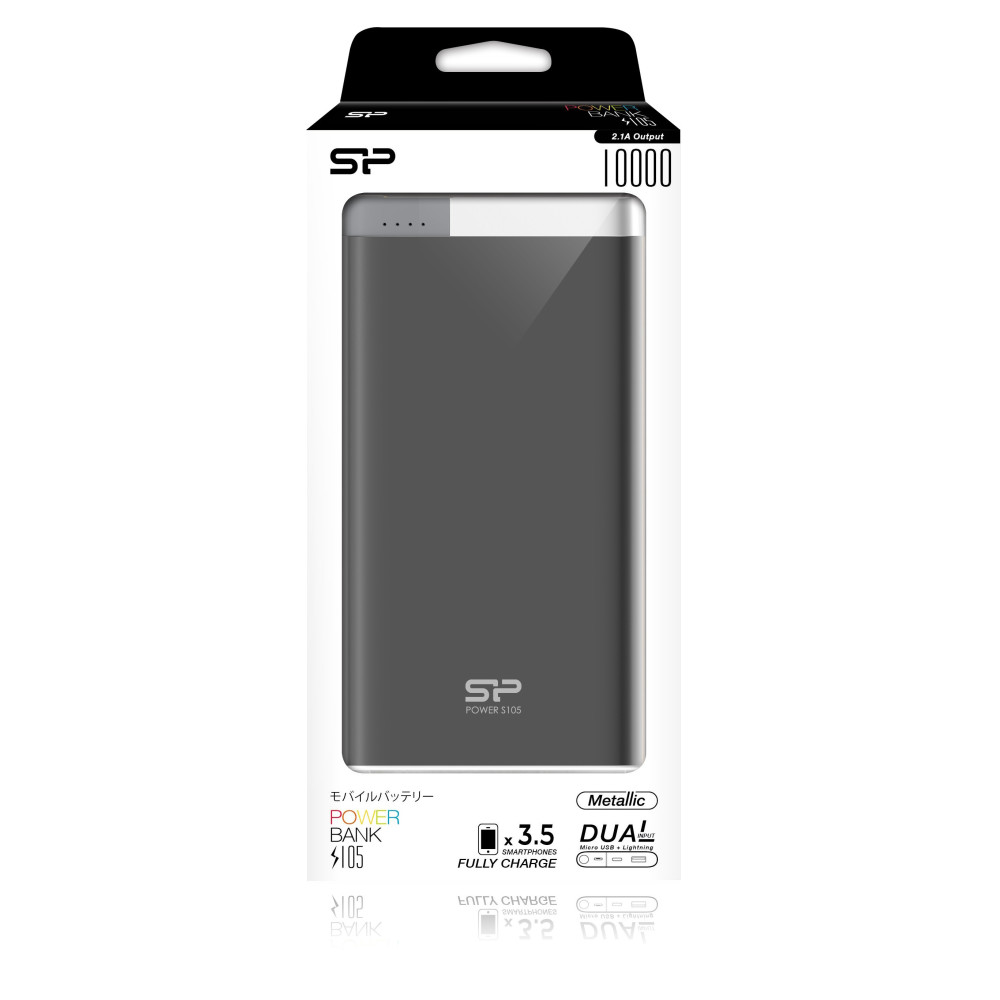 Power Bank Silicon Power S105 / 10000 mAh / Noir