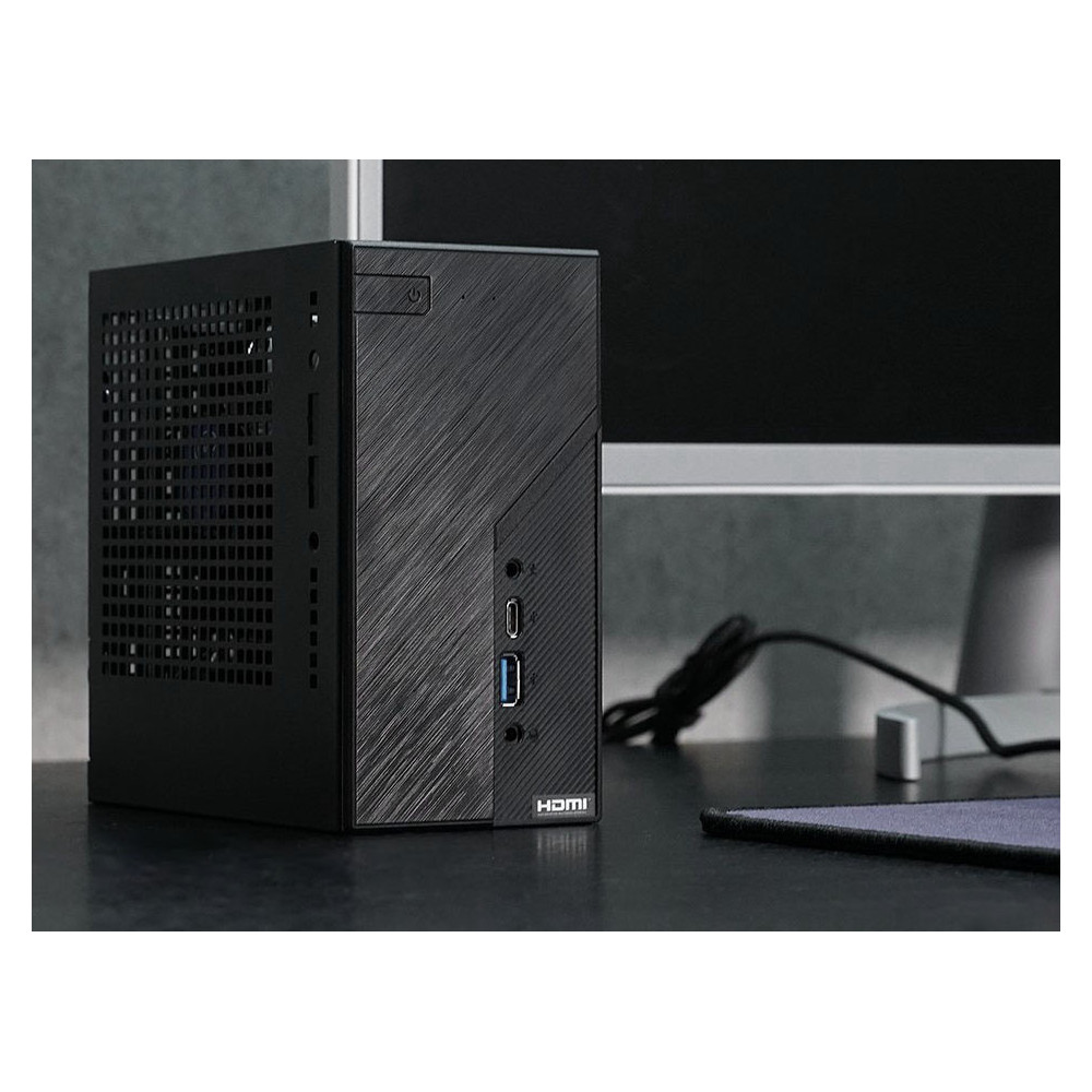Mini Pc de bureau ASRock DeskMini H470 avec Support de Fixation / Celeron Dual Core / 8 Go