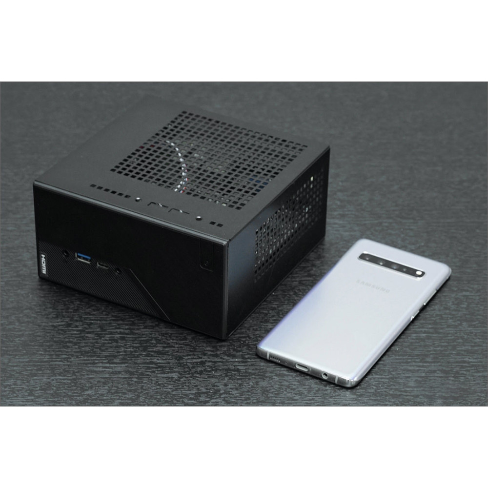 Mini Pc de bureau ASRock DeskMini H470 avec Support de Fixation / Celeron Dual Core / 8 Go