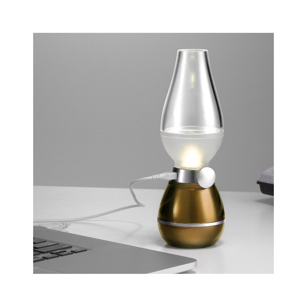 Lampe de bureau PLATINET Avec contrôle De Soufflage / Gold