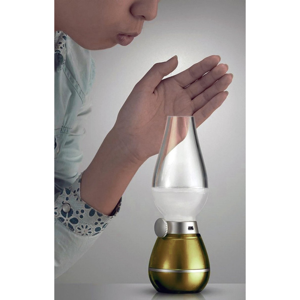 Lampe de bureau PLATINET Avec contrôle De Soufflage / Gold