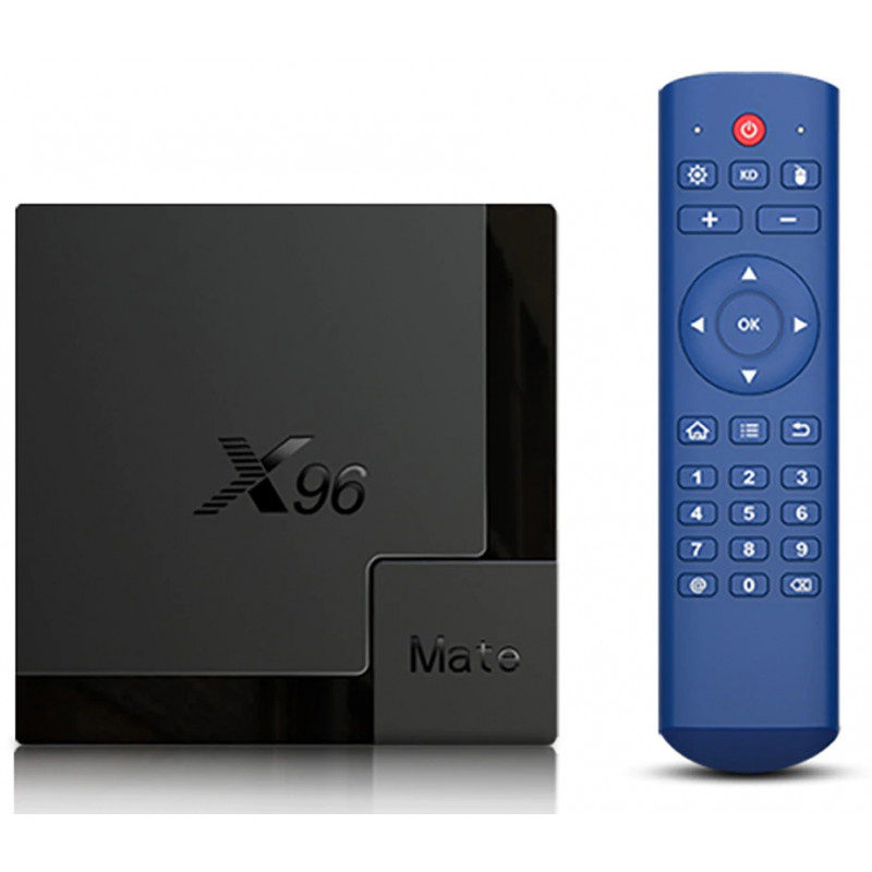 Box Android TV X96 Mate UHD 4K / 4 GO + Un Abonnement OTT Pro 12 Mois Offert