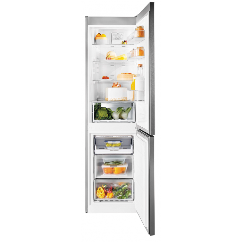 Réfrigérateur Combiné Whirlpool 320L NoFrost / Inox + Livraison + Installation et Mise en Place Gratuites