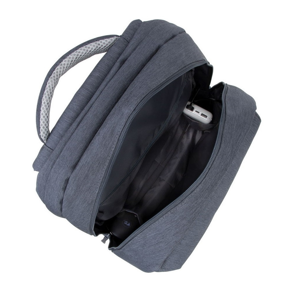 Sac à dos antivol pour pc portable 17.3" RivaCase 7567 / Gris