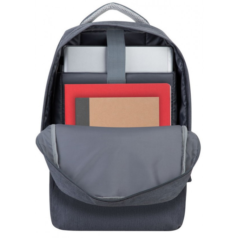 Sac à dos antivol pour pc portable 15.6" RivaCase 7562 / Gris Foncé
