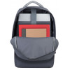 Sac à dos antivol pour pc portable 15.6" RivaCase 7562 / Gris Foncé