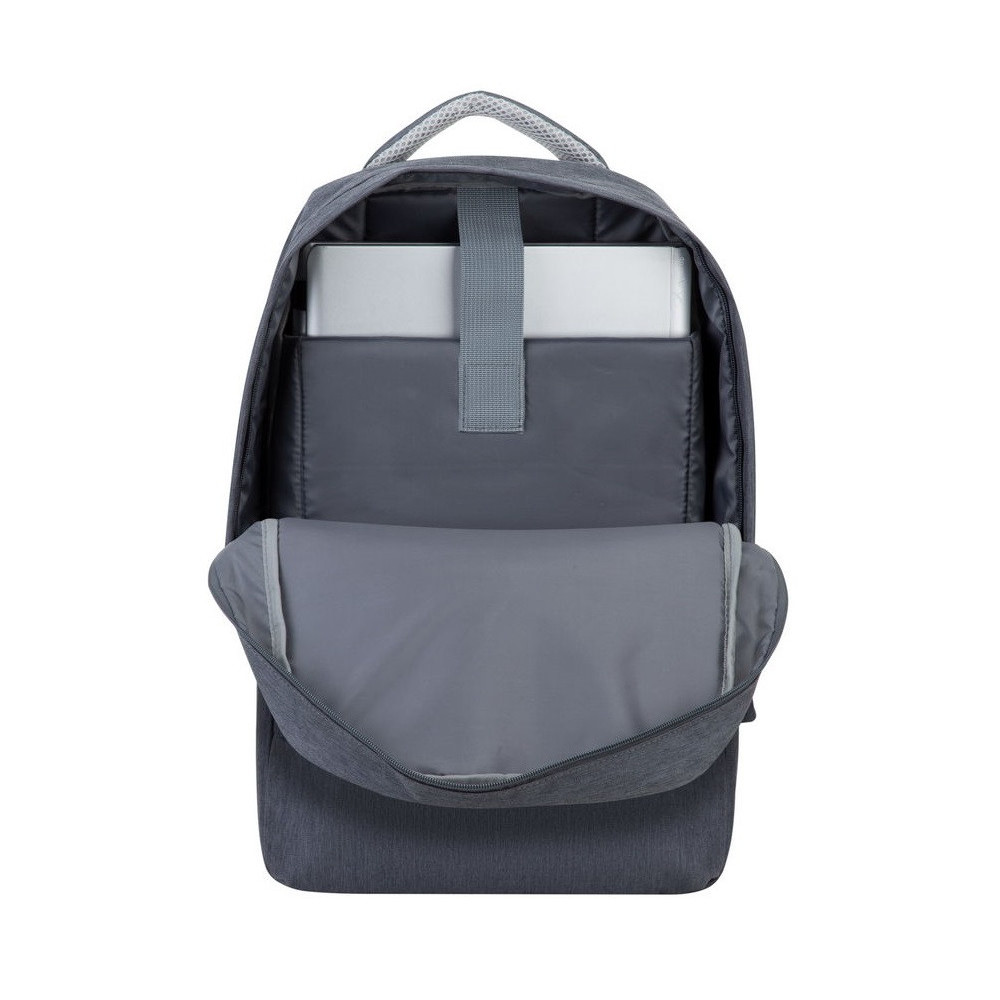 Sac à dos antivol pour pc portable 15.6" RivaCase 7562 / Gris Foncé