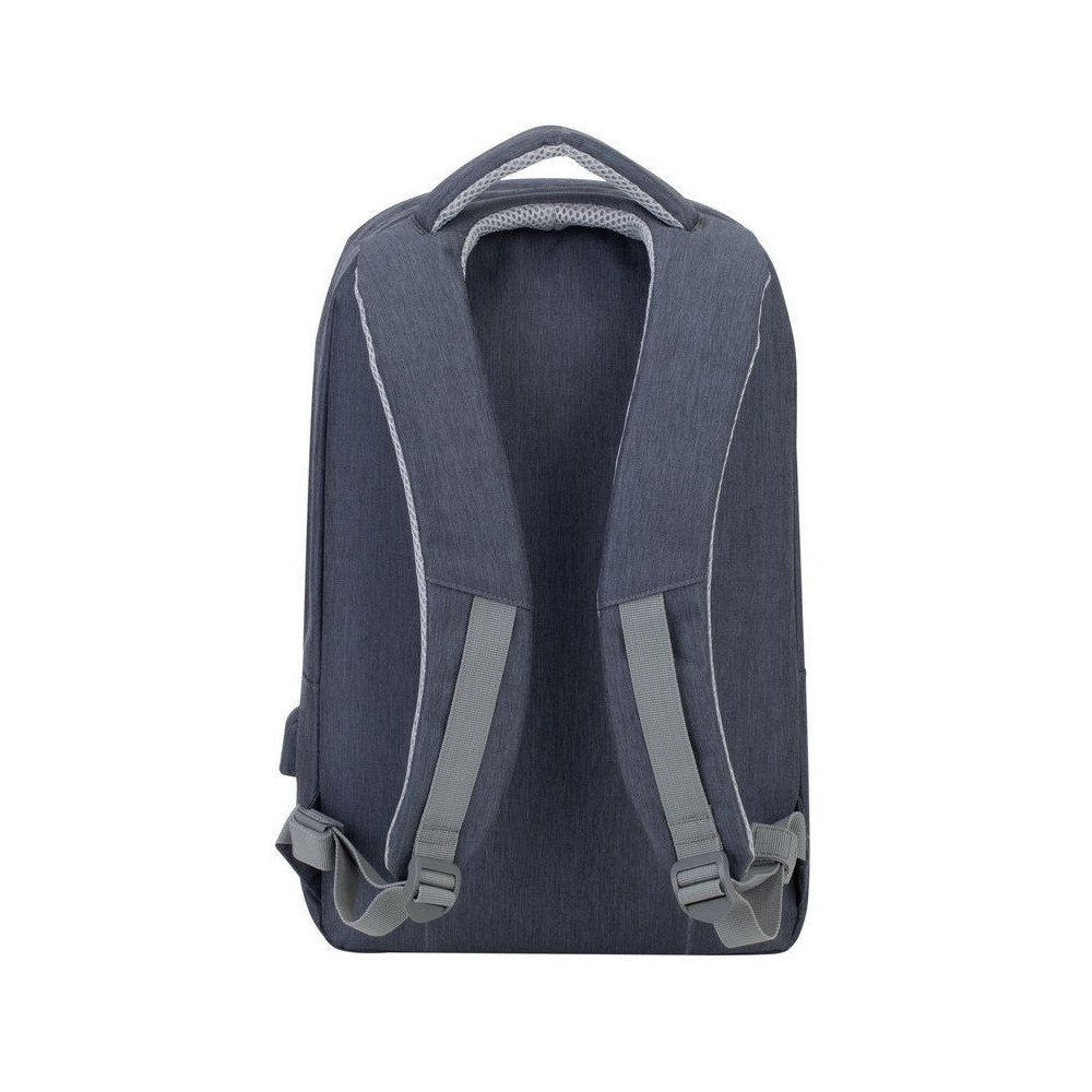 Sac à dos antivol pour pc portable 15.6" RivaCase 7562 / Gris Foncé