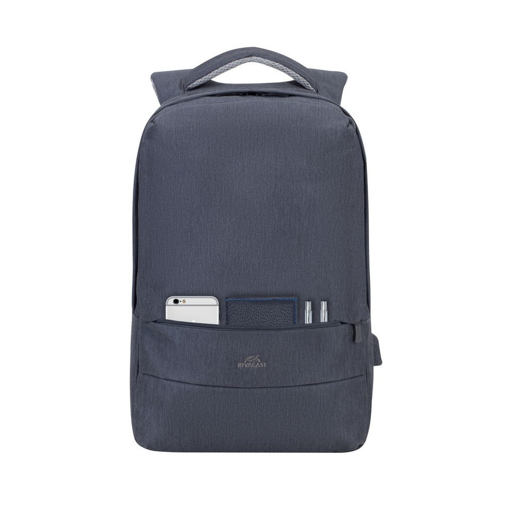 Sac à dos antivol pour pc portable 15.6" RivaCase 7562 / Gris Foncé