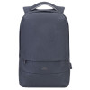 Sac à dos antivol pour pc portable 15.6" RivaCase 7562 / Gris Foncé