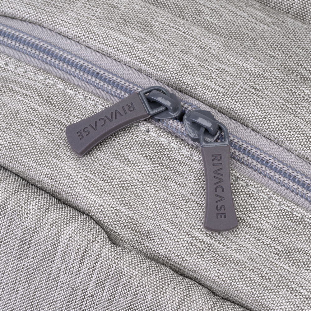 Sac à dos antivol pour pc portable 15.6" RivaCase 7562 / Gris et Moka