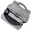Sac à dos antivol pour pc portable 15.6" RivaCase 7562 / Gris et Moka