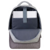 Sac à dos antivol pour pc portable 15.6" RivaCase 7562 / Gris et Moka