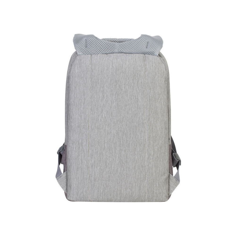 Sac à dos antivol pour pc portable 15.6" RivaCase 7562 / Gris et Moka