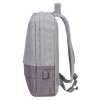 Sac à dos antivol pour pc portable 15.6" RivaCase 7562 / Gris et Moka