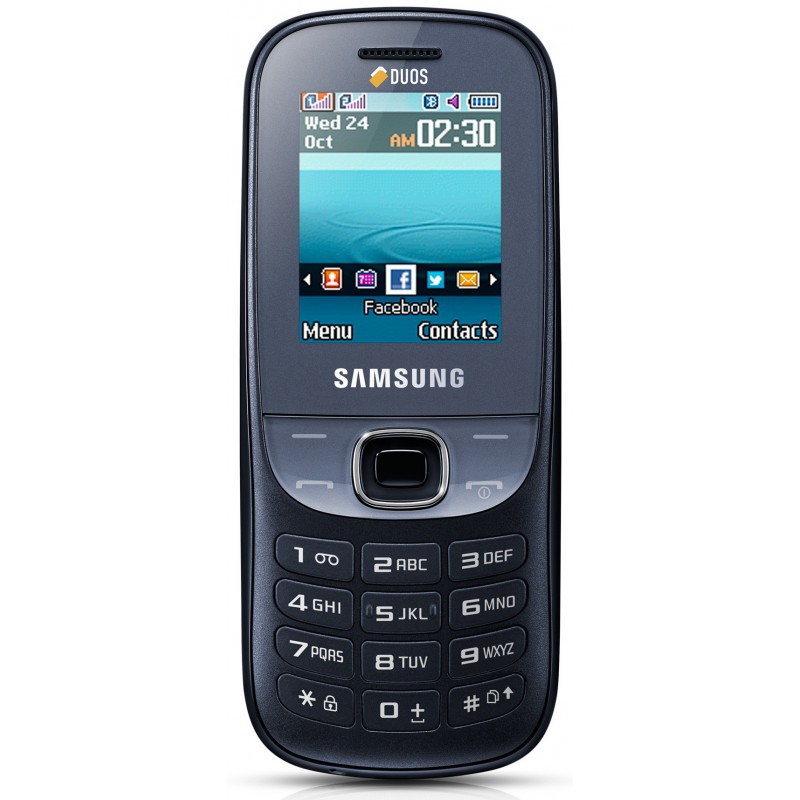 Téléphone Portable Samsung Galaxy E2202 / Double SIM / Blanc