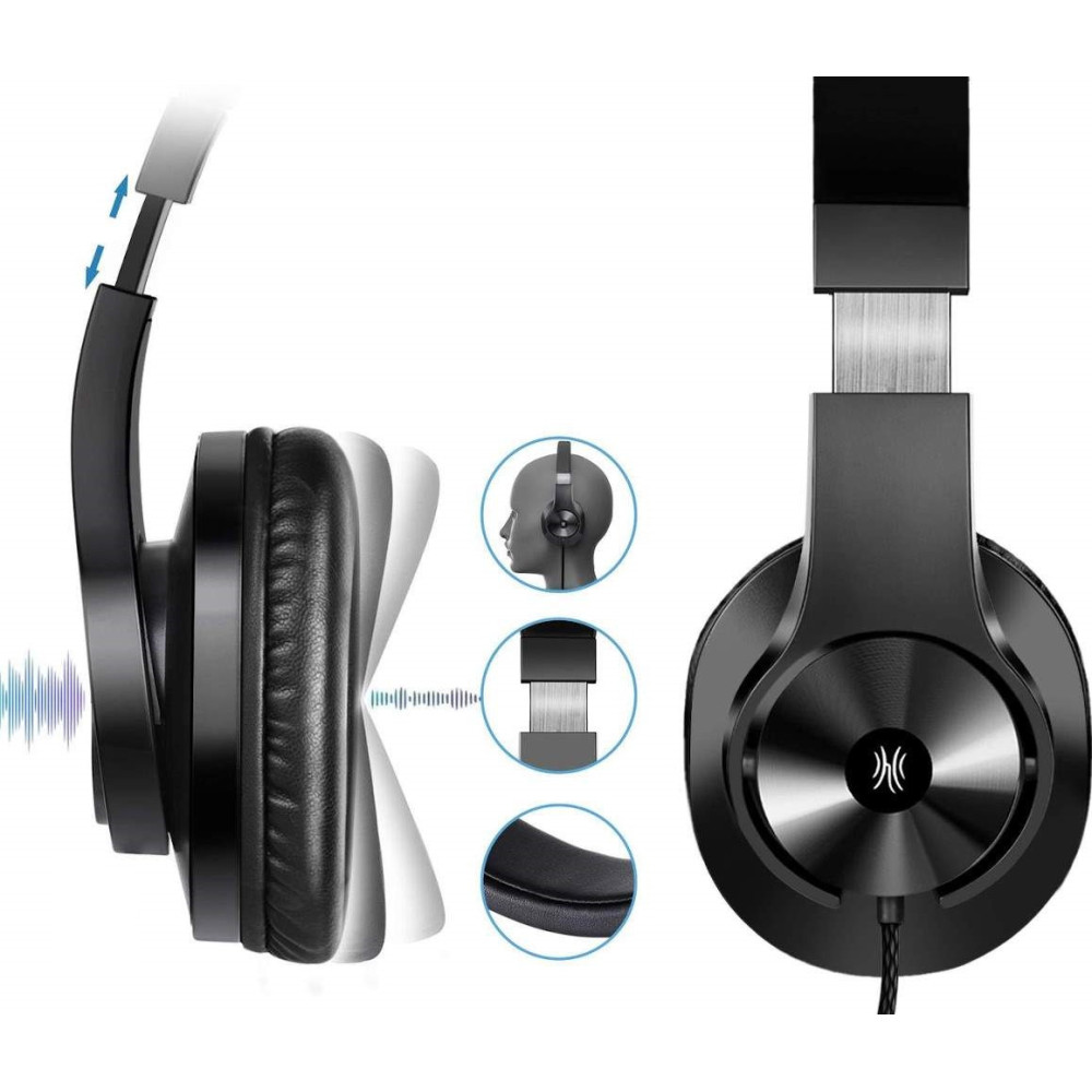 Casque Filaire OneOdio T3 / Noir