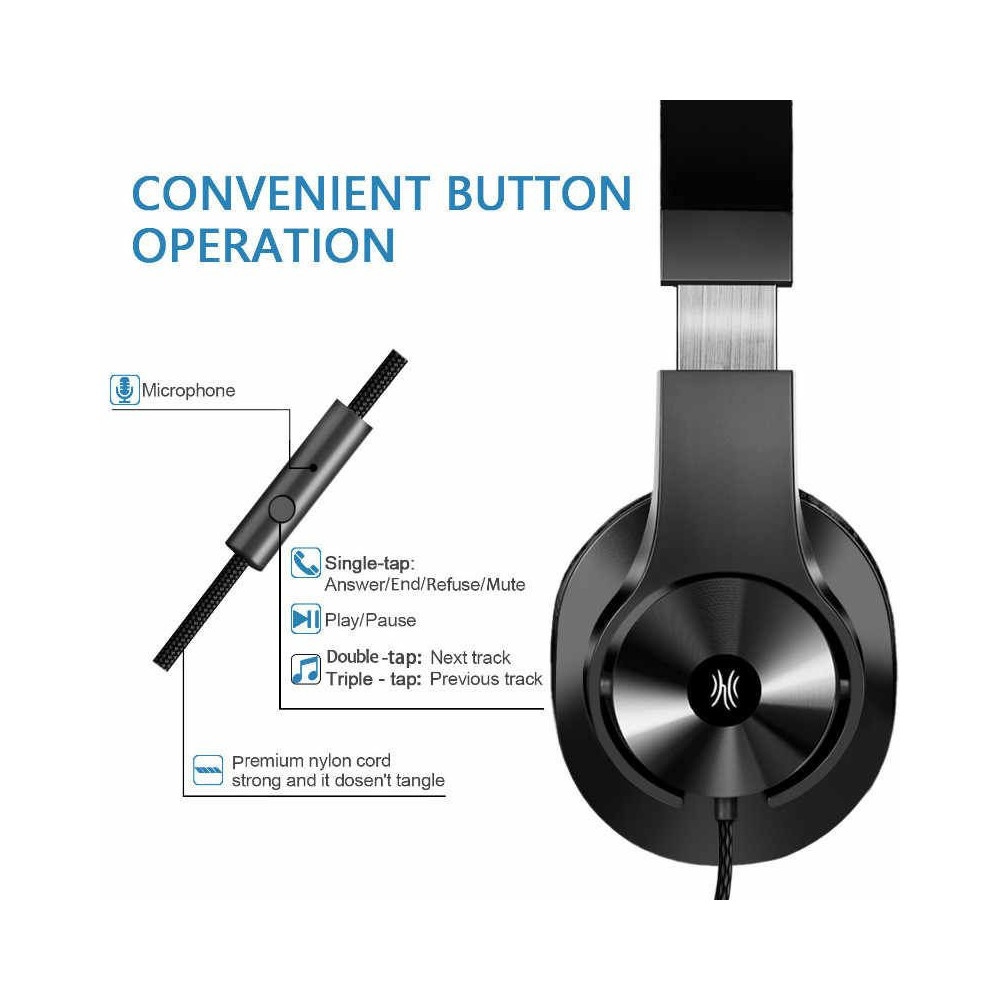 Casque Filaire OneOdio T3 / Noir