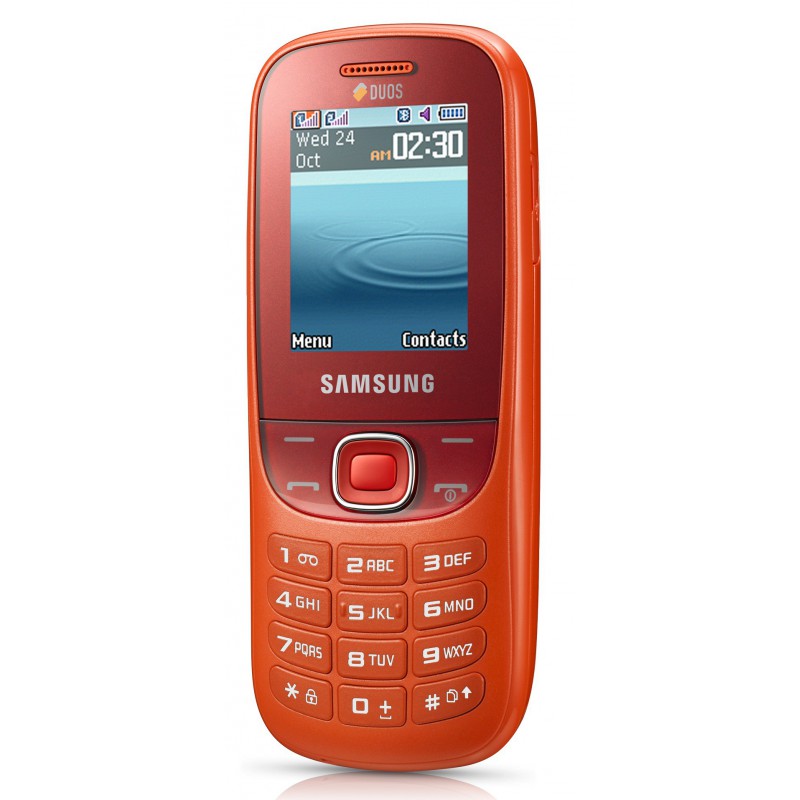 Téléphone Portable Samsung E2202 / Double SIM / Orangé