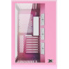 Boîtier Gamer Xigmatek Aquarius S Queen Moyen Tour Rose RGB
