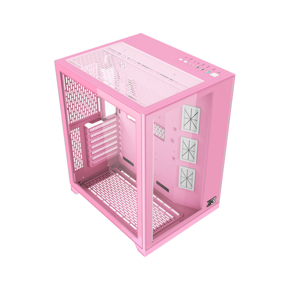 Boîtier Gamer Xigmatek Aquarius S Queen Moyen Tour Rose RGB