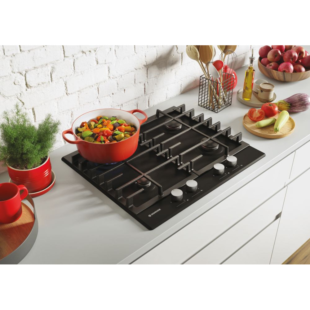 Plaque De Cuisson Hoover 60 cm / 4 Feux / Noir
