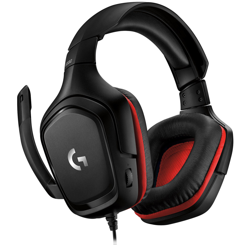 Casque Micro Gaming Logitech G332 / Noir & Rouge