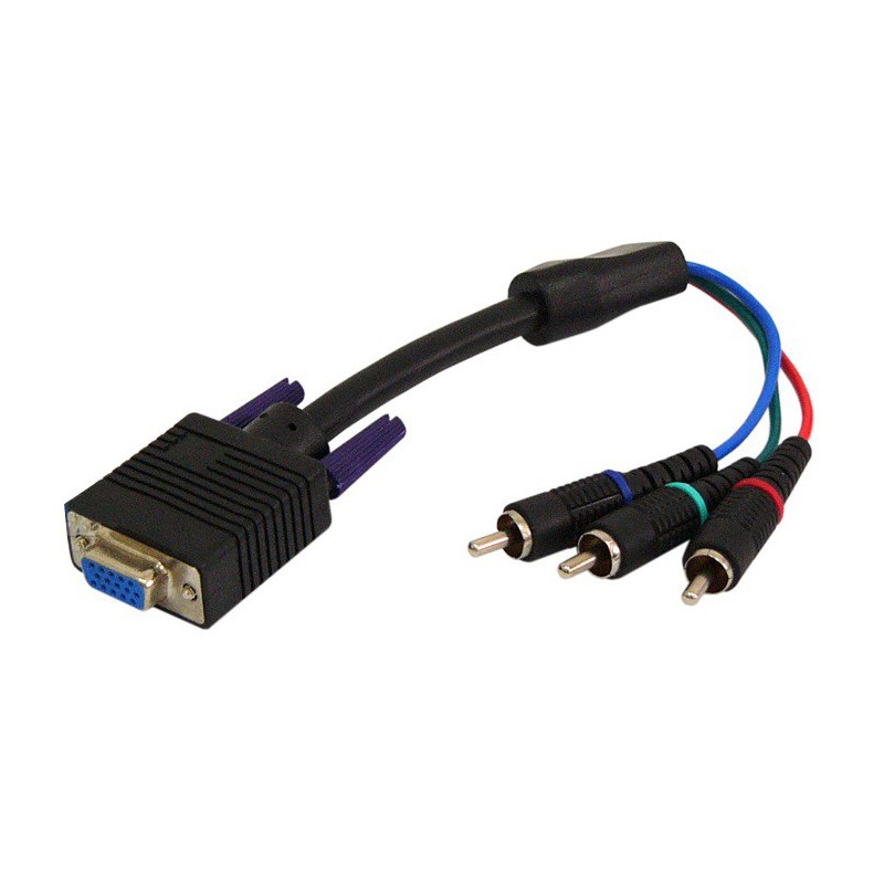 Adaptateur 3Rca Mâles Vers Sub-D15 HD Femelle