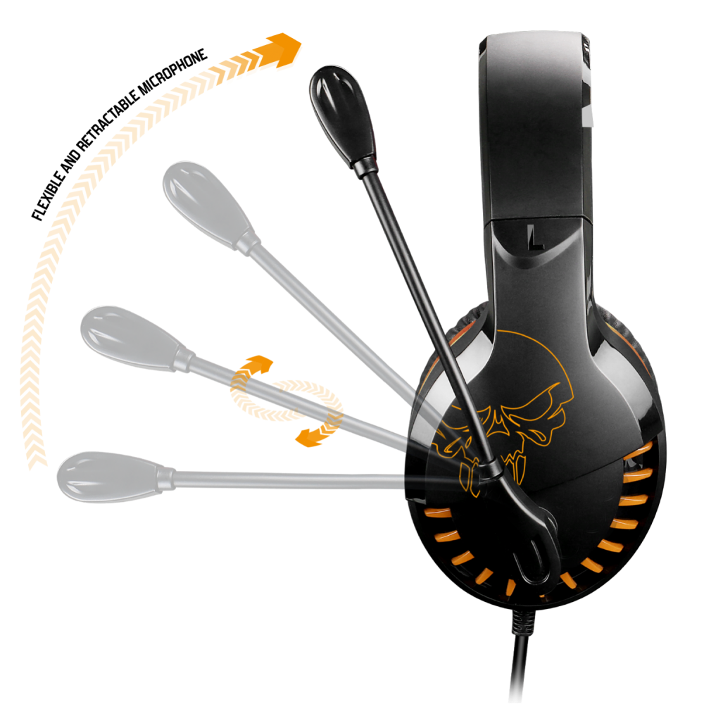 Casque Gaming Spirit of Gamer PRO-H3 / Orange et Noir