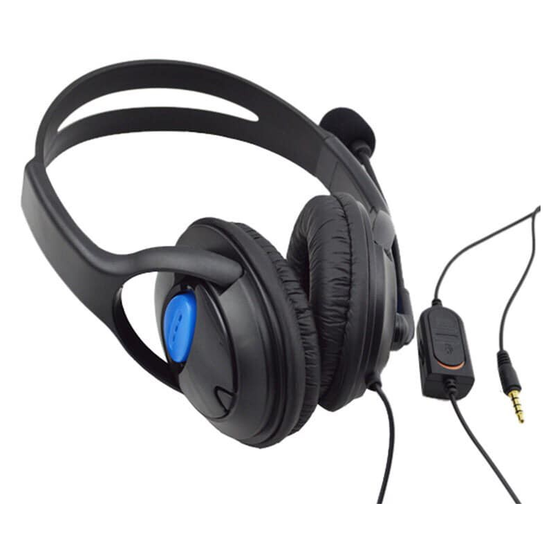 Casque Micro X1 / Jack 3.5 / Noir et Bleu