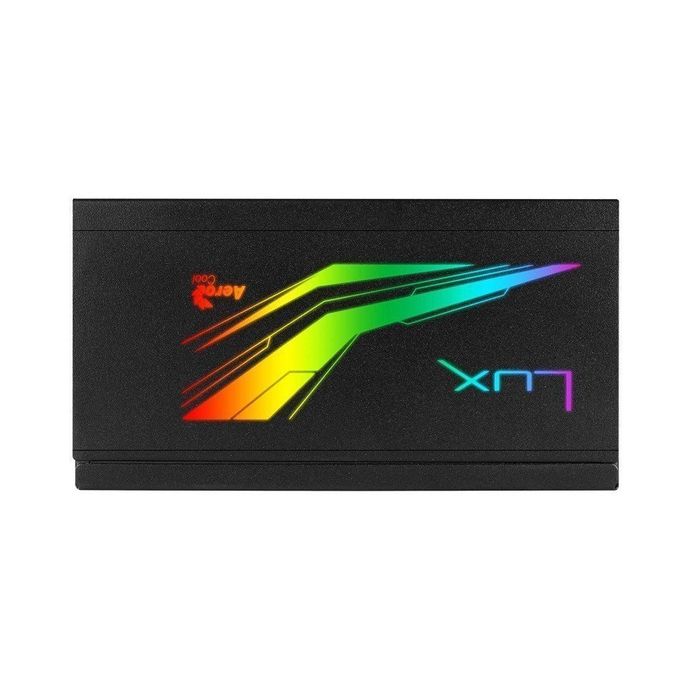 Boite d'alimentation Gaming Aerocool LUX RGB 550W RGB Addressable Bronze