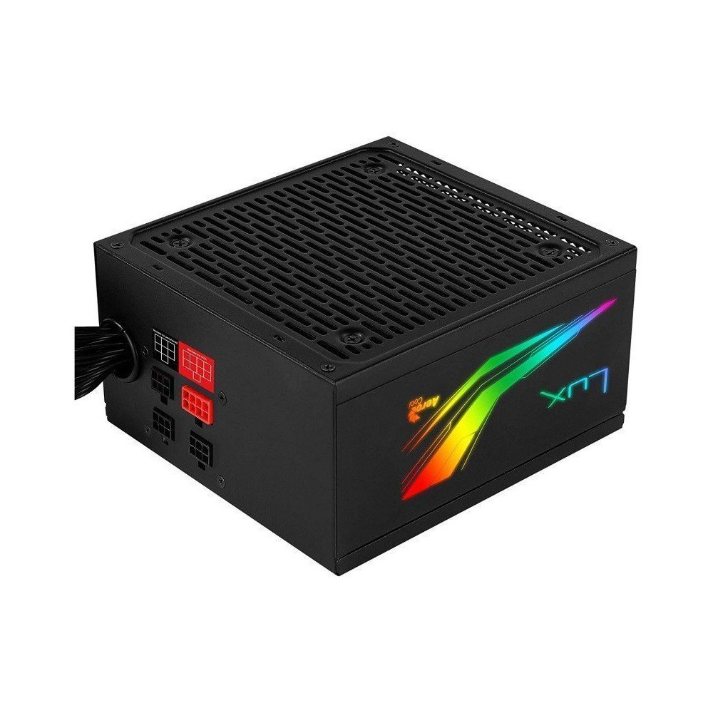 Boite d'alimentation Gaming Aerocool LUX RGB 550W RGB Addressable Bronze