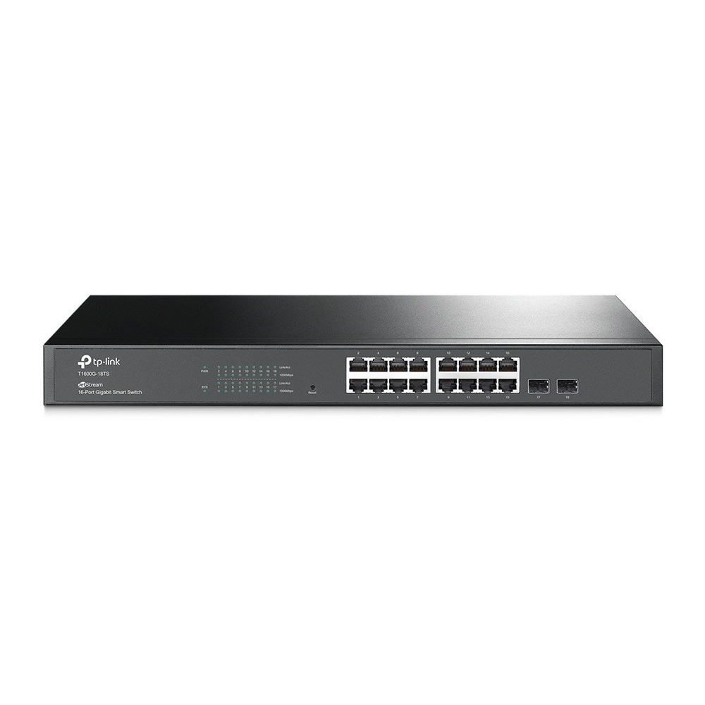 Smart Switch Administrable JetStream 16 ports Gigabit avec 2 emplacements SFP