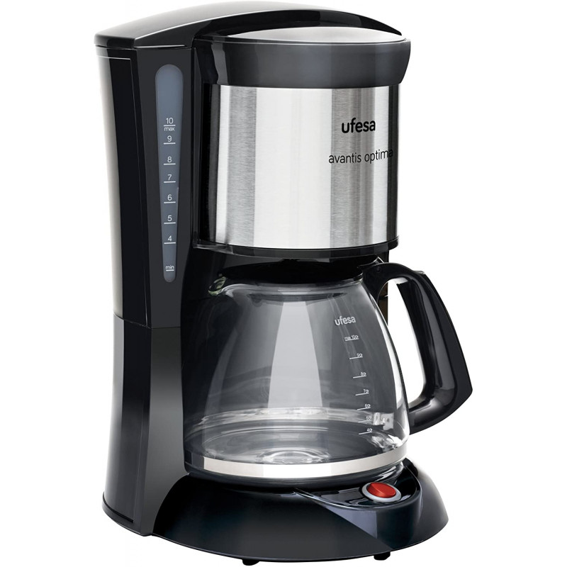 Cafetière Ufesa avantis optima CG7232 / NOIR / INOX / 1L