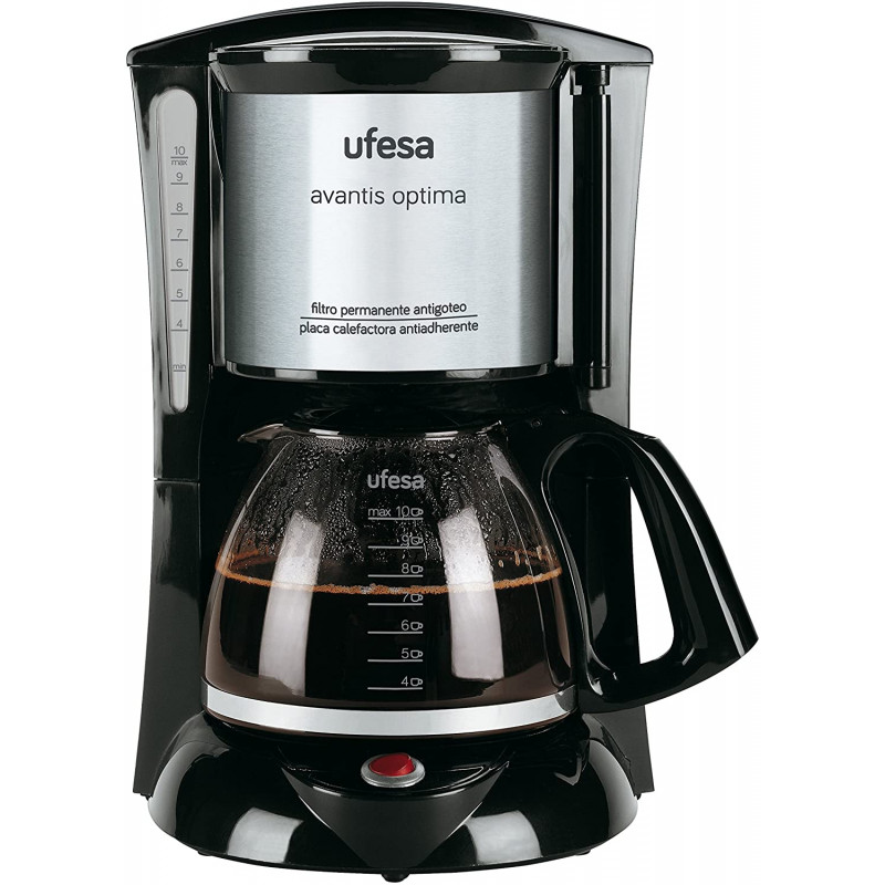 Cafetière Ufesa avantis optima CG7232 / NOIR / INOX / 1L